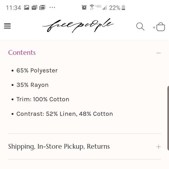 Free People Flower Patch Termal Top - Picture 8 of 8